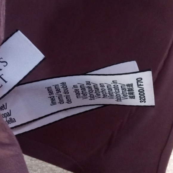 Victoria Secret Very Soft Lined Semi Demi 32DDD *READ* Color: Mauve - Picture 4 of 4